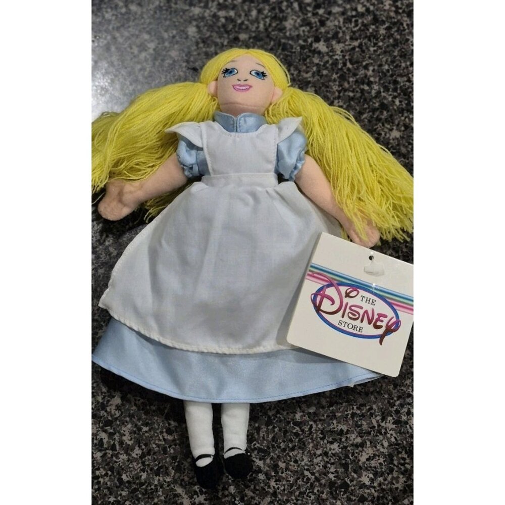 NWT Disney ALICE in Wonderland Raggdoll Doll 9"H  Toy